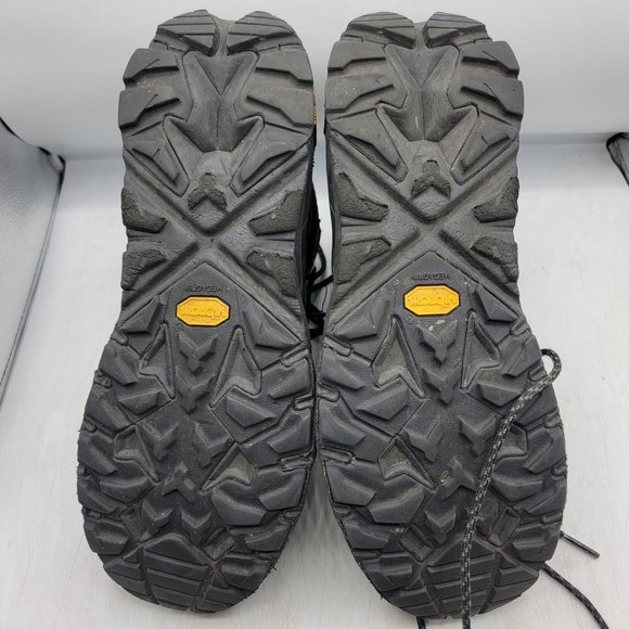 Hoka Anacapa Mid GTX Mens 11 Black Athletic Hiking Boots Vibram Soles 1122018 main image 4